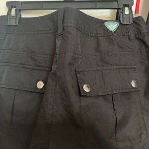 Eddie Bauer Teal and Black Cargo Shorts